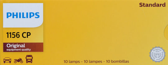 1156CP Philips Standard Miniature 1156 - Standard - Multiple Commercial 10-Pack Philips Bulbs