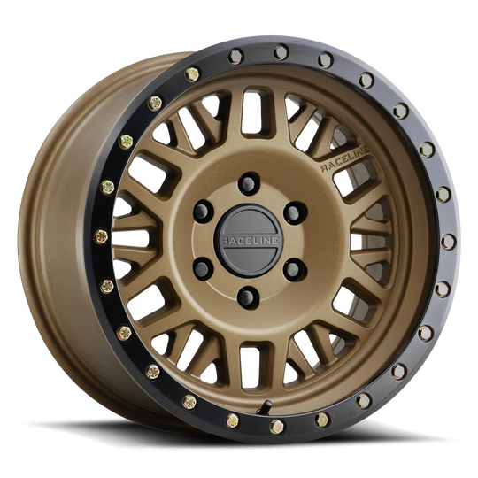 951BZ-78560-00 - Raceline 951BZ RYNO 17X8.5 6X139.7 0mm Matte Bronze - Raceline Wheels Canada