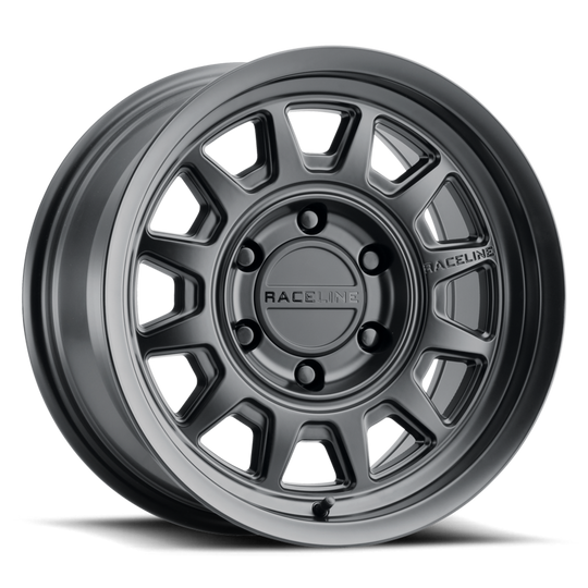 952B-79055-12 - Raceline Aero HD 952B 17X9 5X139.7 -12mm Satin Black - Raceline Wheels Canada