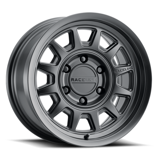 952B-78560-00 - Raceline 952B AERO HD 17X8.5 6X139.7 0mm Satin Black - Raceline Wheels Canada