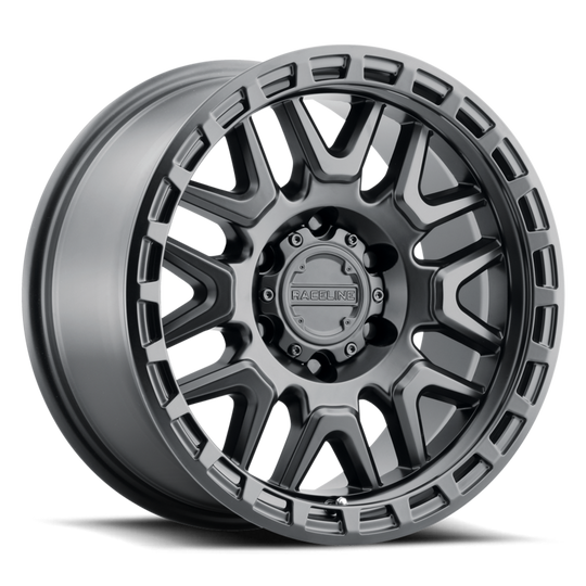 953B-79081-12 - Raceline Krank 953B 17X9 8X170 -12mm Satin Black - Raceline Wheels Canada