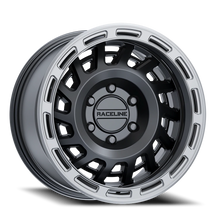 Load image into Gallery viewer, 957BS-89060-12 - Raceline Halo 957BS 18X9 6X139.7 -12mm Satin Black Silver Ring - Raceline Wheels Canada