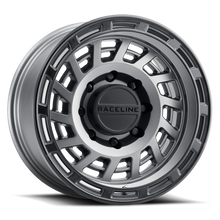 Charger l'image dans la galerie, 957GB-79088-12 - Raceline 957GB HALO 17X9 8X180 -12mm Satin Gunmetal W Black Ring - Raceline Wheels Canada
