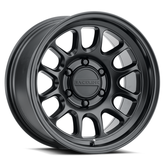 958B-68012-00 - Raceline 958B Rogue 16X8 5X114.3 0mm Satin Black - Raceline Wheels Canada