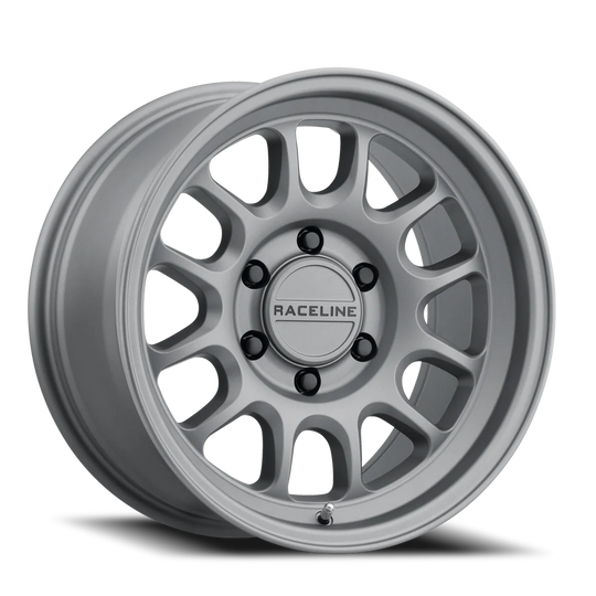 958T-89055+18 - Raceline Rogue 958T 18X9 5X139.7 18mm Titanium Gray - Raceline Wheels Canada