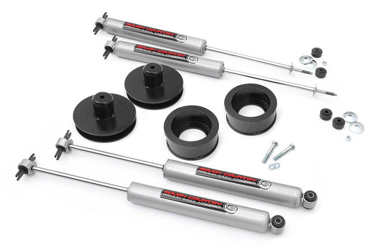 65830 2 Inch Lift Kit - N3 - Jeep Wrangler TJ 4WD (1997-2006) Rough Country Canada