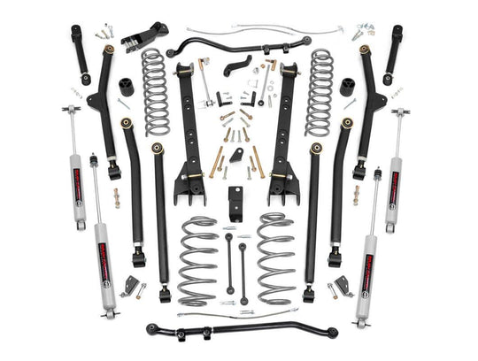 66330 4 Inch Lift Kit - X-Series - Jeep Wrangler TJ 4WD (1997-2006) Rough Country Canada