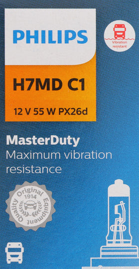 H7MDC1 Philips MasterDuty Bulb - MasterDuty Single Commercial Pack Philips Bulbs