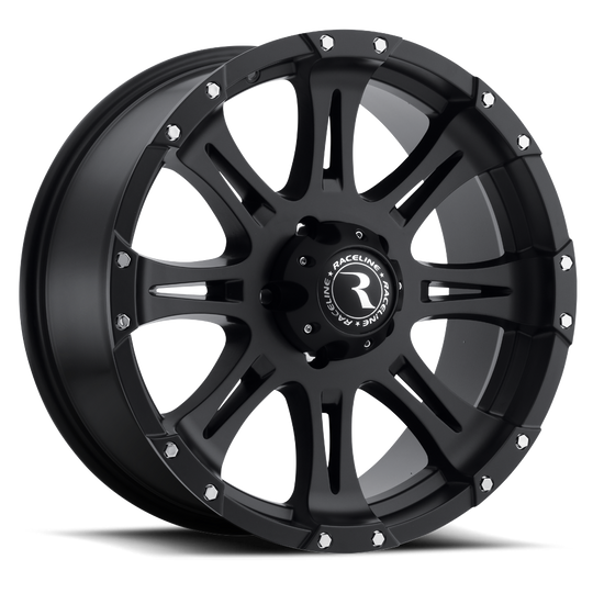 981-29060-00 - Raceline 981 RAPTOR 20X9 6X139.7 0mm Matte Black - Raceline Wheels Canada