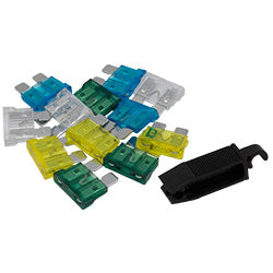 986-BP Multi-Purpose Fuse Pico 15-30A Standard Blade Fuse & Fuse Puller 12 pcs Pico Wiring