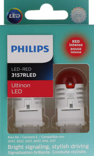 3157RLED Philips Ultinon LED 3157RLED - Ultinon LED - Red Philips Bulbs