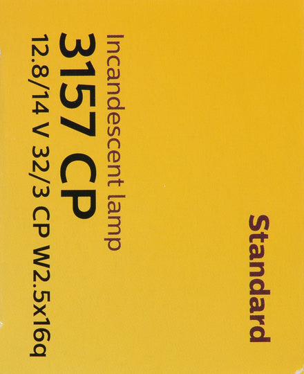 3157CP Philips Standard Miniature 3157 - Standard - Multiple Commercial 10-Pack Philips Bulbs