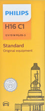 Load image into Gallery viewer, H16C1 Philips Standard Headlight H16 - Standard - Multiple Commercial 10-Pack Philips Bulbs