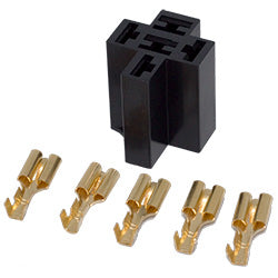 9902-35 Multi-Purpose Relay Pico 5-Pin Mini Blade Relay Socket with Terminal 25 pcs Pico Wiring