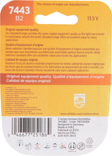 Load image into Gallery viewer, 7443B2 Philips Standard Miniature 7443 - Standard - Twin Blister Pack Philips Bulbs