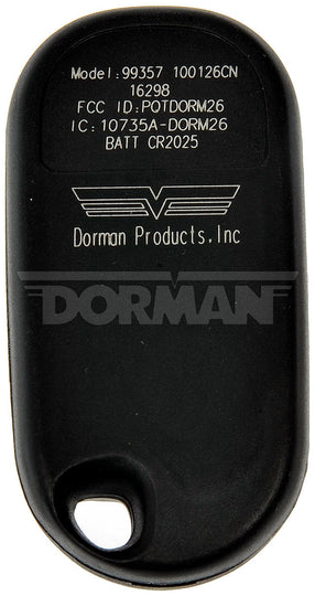 99357 Keyless Entry Transmitter Dorman - HELP Canada