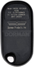Charger l'image dans la galerie, 99359 Keyless Entry Transmitter Dorman - HELP Canada