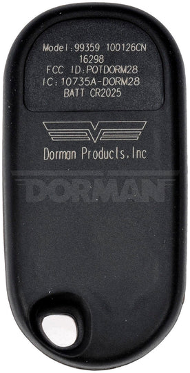 99359 Keyless Entry Transmitter Dorman - HELP Canada