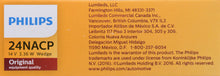 Load image into Gallery viewer, 24NACP Philips Standard Miniature 24NA - Standard - Multiple Commercial 10-Pack Philips Bulbs