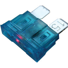 Load image into Gallery viewer, 9965-12 Multi-Purpose Fuse Pico 15A Standard Blade Fuse with LED 2 pcs Blister Pack Pico Wiring