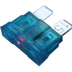 9965-12 Multi-Purpose Fuse Pico 15A Standard Blade Fuse with LED 2 pcs Blister Pack Pico Wiring