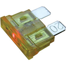 Load image into Gallery viewer, 9966-12 Multi-Purpose Fuse Pico 20A Standard Blade Fuse with LED 2 pcs Blister Pack Pico Wiring