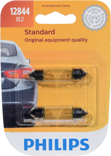 12844B2 Philips Standard Minature 12844 - Standard - Twin Blister Pack Philips Bulbs