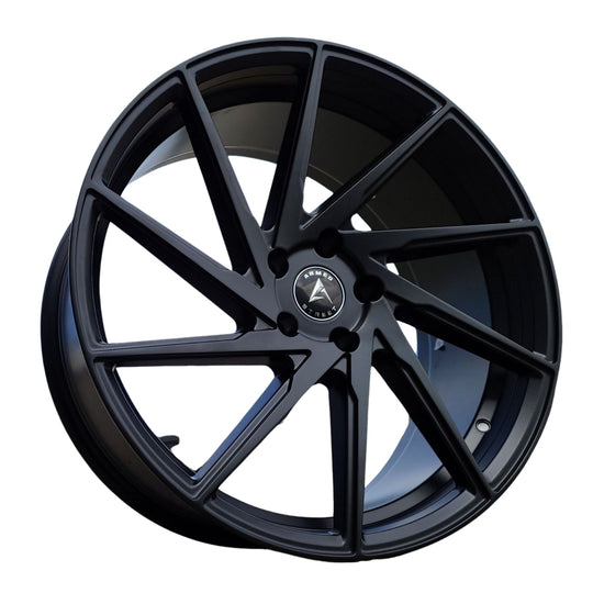 B112-2085-25-111 - Armed Street 9MM 20X8.5 5X127 ET 30mm Matte Black - Armed Street Wheels Canada