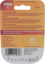 Load image into Gallery viewer, 916NAB2 Philips Standard Miniature 916NA - Standard - Twin Blister Pack Philips Bulbs