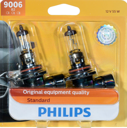 9006B2 Philips Standard Headlight 9006 - Standard - Twin Blister Pack Philips Bulbs