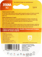 Load image into Gallery viewer, 3156NAB2 Philips Standard Minature 3156NA - Standard - Twin Blister Pack Philips Bulbs