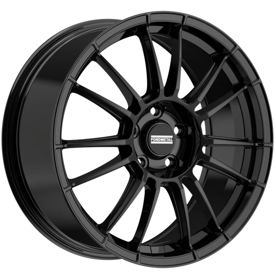 9RRJ8519425112YNB - Fondmetal 9RR 19X8.5 5X112 ET 42mm Black - Fondmetal Wheels Canada
