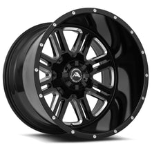Charger l'image dans la galerie, A10620A463539-76BMI - American Off-Road A106 20X14 6X135 / 6X139.7 -76mm Black Milled Spoke - American Off-Road Wheels Canada
