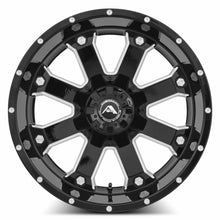 Charger l'image dans la galerie, A10820A0xxx-24BMI - American Off-Road A108 20X10 BLANK -24MM Black Milled Spoke - American Off-Road Wheels Canada