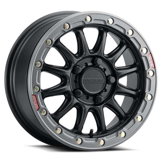 A14BG-77012+40 - Raceline A14BG Alpha 17X7 5X114.3 40mm Black - Raceline Wheels Canada