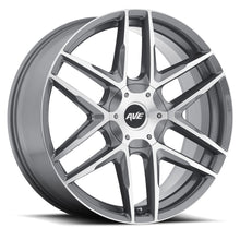 Load image into Gallery viewer, A613-2290003218G - MKW A613 22X9 5x115 / 5x120 18mm Satin Grey Machined - MKW Wheels Canada