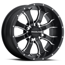 Load image into Gallery viewer, A7798015-35 - Raceline A77 Mamba 9X8 4X115 -34.5mm Satin Black Machined Face - Raceline Wheels Canada