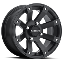 Charger l'image dans la galerie, A7927011-52 - Raceline Scorpion UTV A79 12X7 4X110 10mm Satin Black - Raceline Wheels Canada