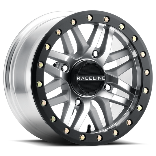 A91MA-57037+10 - Raceline A91MA Ryno 15X7 4X137 10mm Machined - Raceline Wheels Canada
