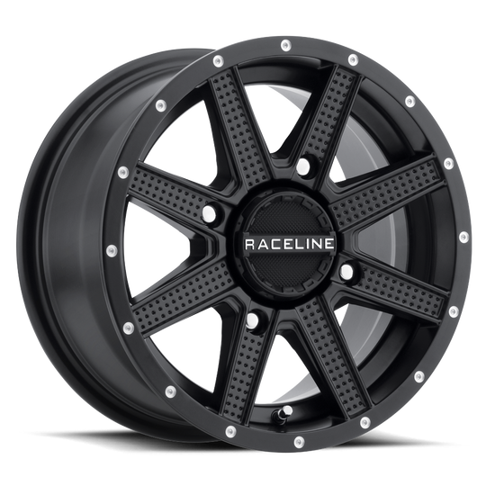 A92B-47011-47 - Raceline A92B Hostage 14X7 4X110 -47mm Satin Black - Raceline Wheels Canada