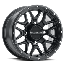 Load image into Gallery viewer, A94B-57037+10 - Raceline A94B Krank 15X7 4X137 10mm Satin Black - Raceline Wheels Canada