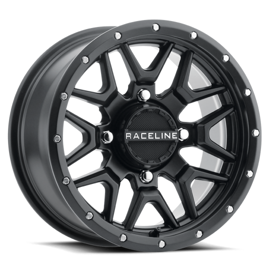 A94B-57037+10 - Raceline A94B Krank 15X7 4X137 10mm Satin Black - Raceline Wheels Canada