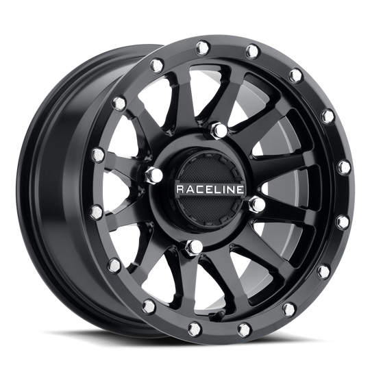 A95B-57056+10 - Raceline A95B Trophy 15X7 4X156 10mm Satin Black - Raceline Wheels Canada