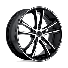Load image into Gallery viewer, ABL1-20851238MB - Asanti ABL-1 Pegasi 20X8.5 5X114.3  38mm Machined Face Black Lip - Asanti Wheels Canada