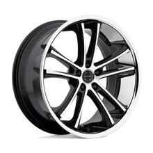 Load image into Gallery viewer, ABL1-20855238MS - Asanti ABL-1 Pegasi 20X8.5 5X120  38mm Machined Black Ss Lip - Asanti Wheels Canada