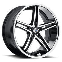 Charger l'image dans la galerie, ABL7-20101245MS - Asanti Black ABL-7 20X10 5X114.3 45mm Machined Face With Ss Lip - Asanti Black Wheels Canada