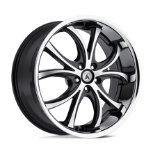 Charger l'image dans la galerie, ABL8-22905232MS - Asanti ABL-8 Elektra 22X9 5X120  32mm Machined Face Ss Lip - Asanti Wheels Canada