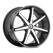 Charger l'image dans la galerie, ABL9-20105038MB - Asanti Black ABL-9 20X10 5X127 38mm Machined Face With Black Lip - Asanti Black Wheels Canada