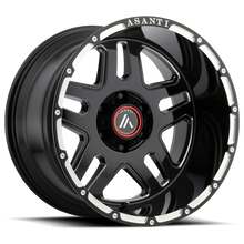 Load image into Gallery viewer, AB809-17856425GM - Asanti AB809 Enforcer 17X8.5 6X114.3  25mm Gloss Black Milled - Asanti Wheels Canada