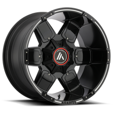 Charger l'image dans la galerie, AB811-20128044NBM - Asanti AB811 Warthog 20X12 8X165.1 -44 mm Satin Black Milled - Asanti Wheels Canada